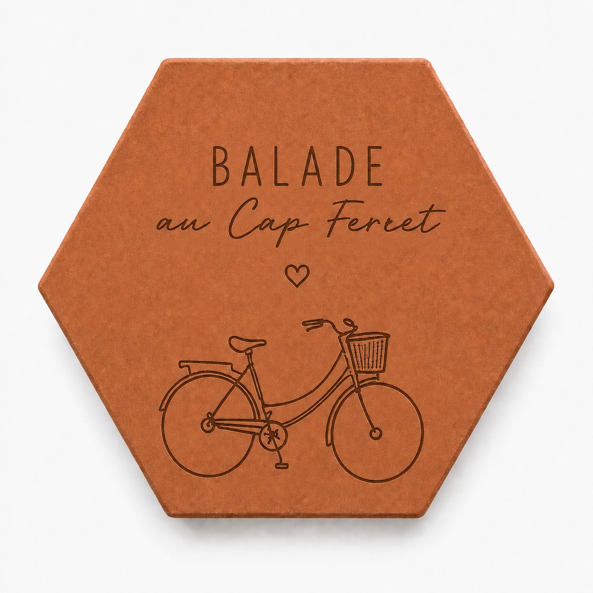 Tomette « Balade au Cap Ferret » — collection exclusive gravée pour une boutique