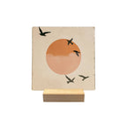 Oiseaux noirs — carreau décoratif à accrocher, sélection MyTomette