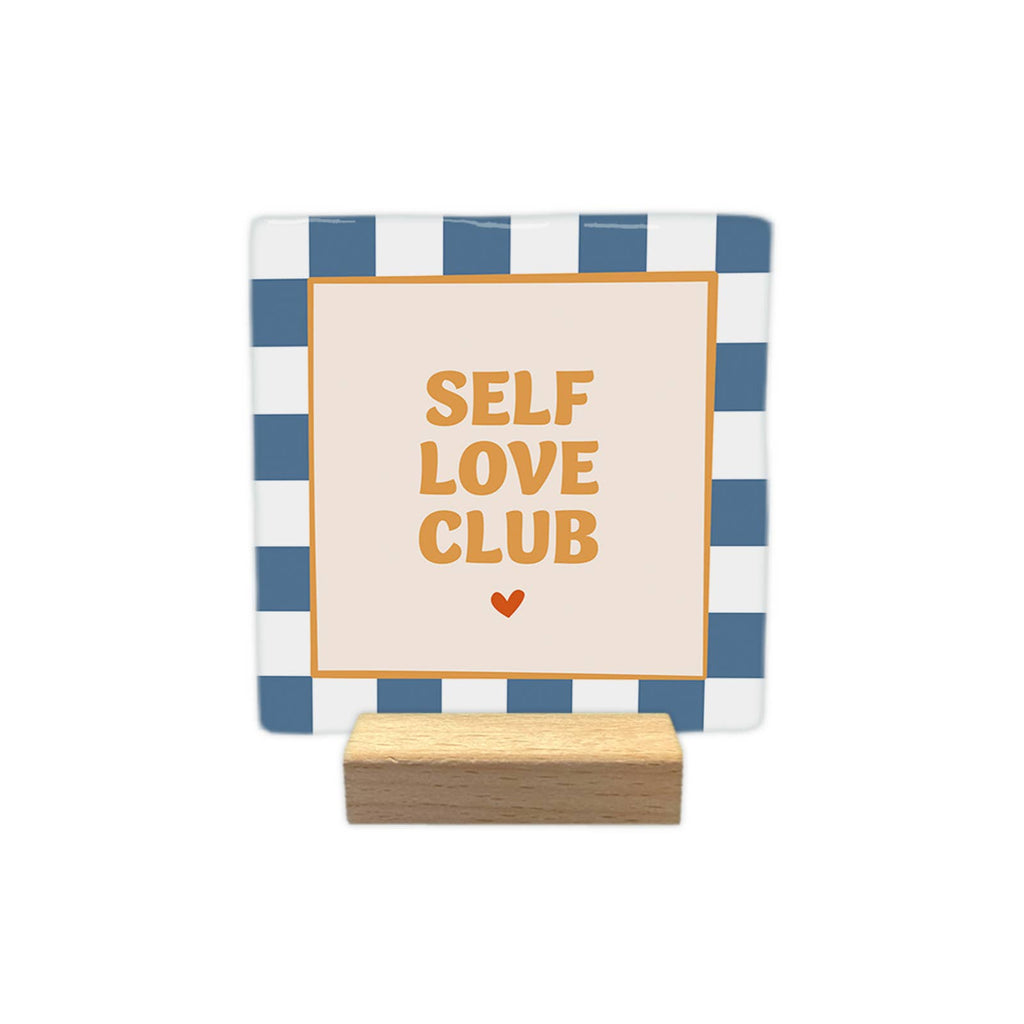 Club de l'amour de soi — carreau décoratif à accrocher, sélection MyTomette