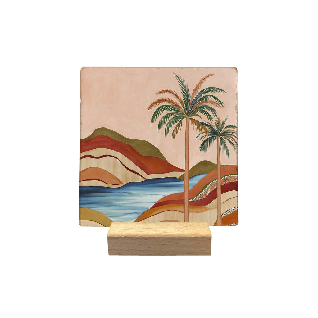 Paysage fluvial — carreau décoratif à accrocher, sélection MyTomette
