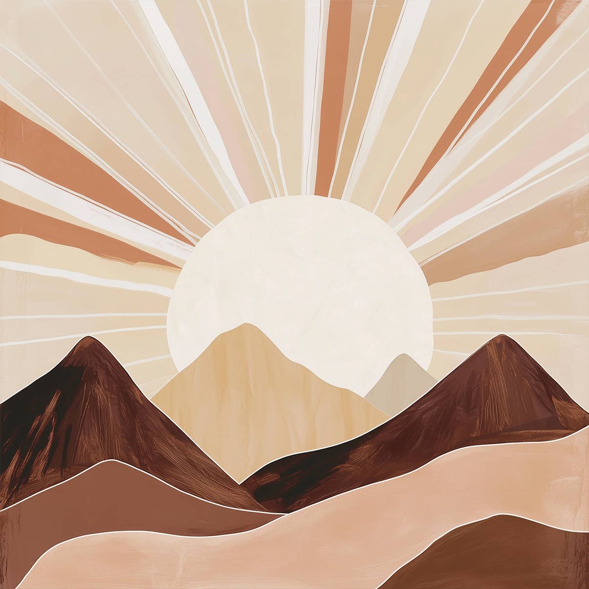 Sunrise — carreau décoratif à accrocher, sélection MyTomette