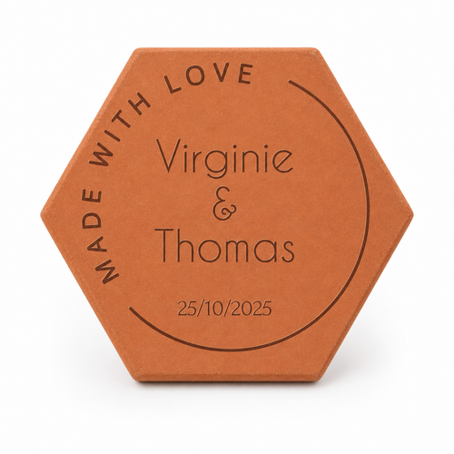 Cadeau mariage personnalisé Made with Love | MyTomette