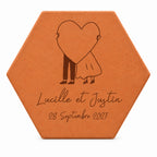 Tomette Mariage - Gros coeur sur lit de ballons blancs, fond entier de l’image — vue sur fond blanc